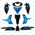 ست فلاپ کامل مشکی آبی راکس (غیراصل)